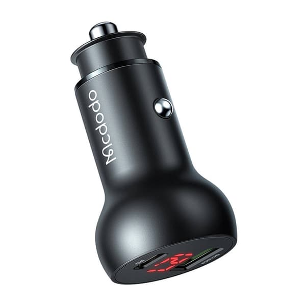 Billader Mcdodo CC-7030, USB + USB-C, med skjerm, 45W (svart)