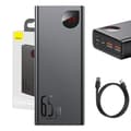 Miniatyrbillede 1 af 11: Powerbank Baseus Adaman Metal 20000mAh PD QC 3.0 65W 2xUSB + USB-C + micro USB (sort)
