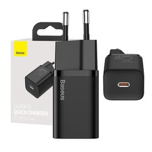 Baseus Super Si Quick Charger 1C 25W (sort)