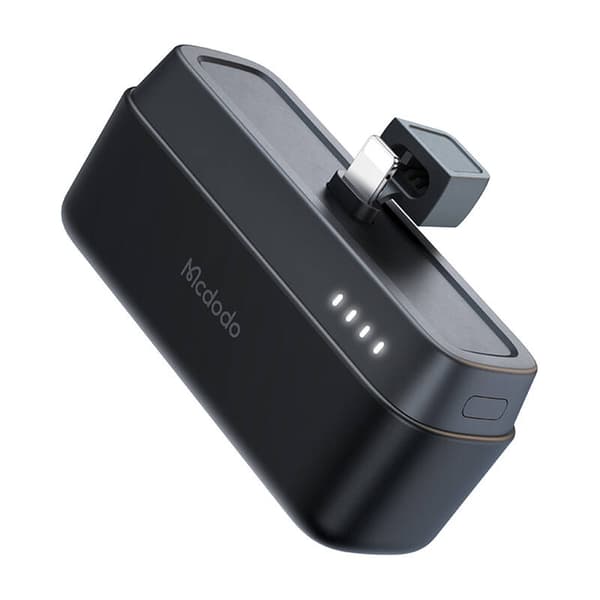 Mcdodo Power Bank MC-6281 20W, 5000mAh med Lightning-kontakt (svart)