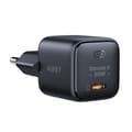 Miniatyrbillede 1 af 6: Vægoplader Aukey PA-B1L,USB-C, 30W (sort)