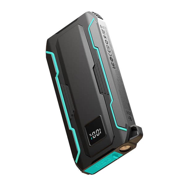 Powerbank Joyroom JR-L017 10000mAh, 22,5W, med Lightning + USB-C-kabel (svart)