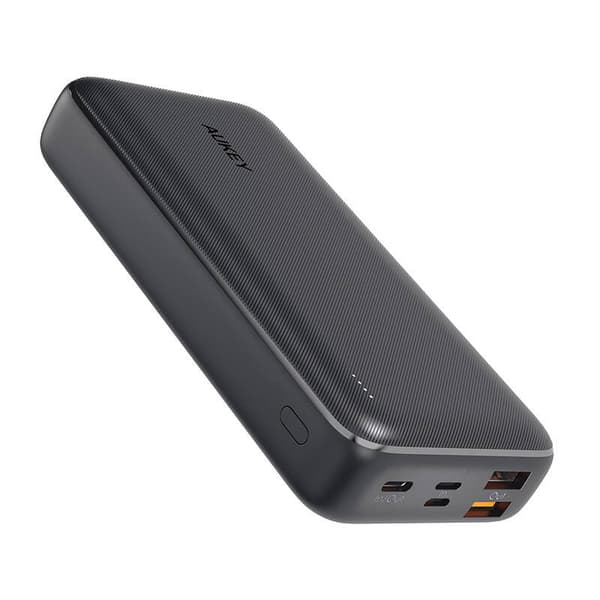 Powerbank Aukey PB-N74S, 20000mAh, 20W PD, 22,5W SCP (svart)