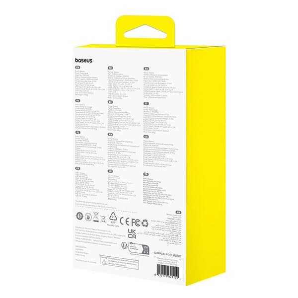 Baseus Airpow 20000mAh 20W powerbank (lilla)