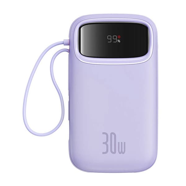 Baseus QPow 2 20000mAh 30W 2xUSB-C powerbank (lilla)