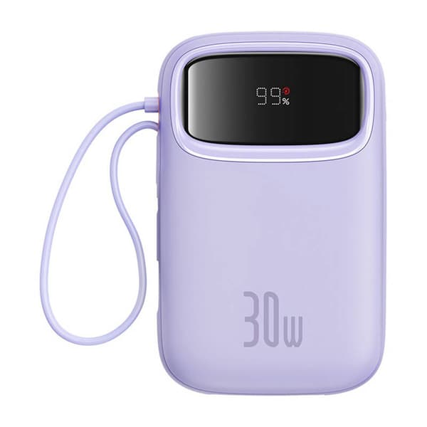 Baseus QPow 2 10000mAh 30W 2xUSB-C powerbank (lilla)