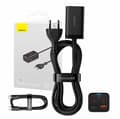 Miniatyrbillede 2 af 11: Hurtigoplader Baseus GaN3 Pro, 2x USB-C, 2x USB, 65W (sort)