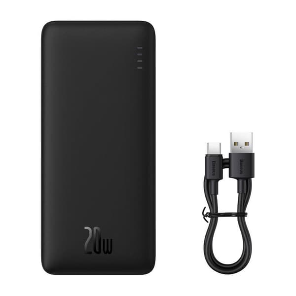 Baseus Airpow 10000mAh 20W powerbank (svart)