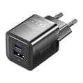 Miniatyrbillede 4 af 4: Vægoplader, Vention, FEQB0-EU, USB-C, USB-A, 30W/30W, GaN (sort)