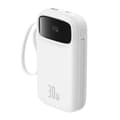 Miniatyrbillede 4 af 10: Powerbank Baseus QPow 2 20000mAh 30W 2xUSB-C (hvid)