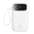Miniatyrbillede 2 af 10: Powerbank Baseus QPow 2 20000mAh 30W 2xUSB-C (hvid)