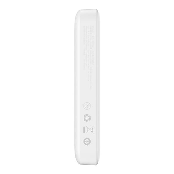 Powerbank Baseus Magnetic, 10000mAh, USB-C 20W, MagSafe (hvid)
