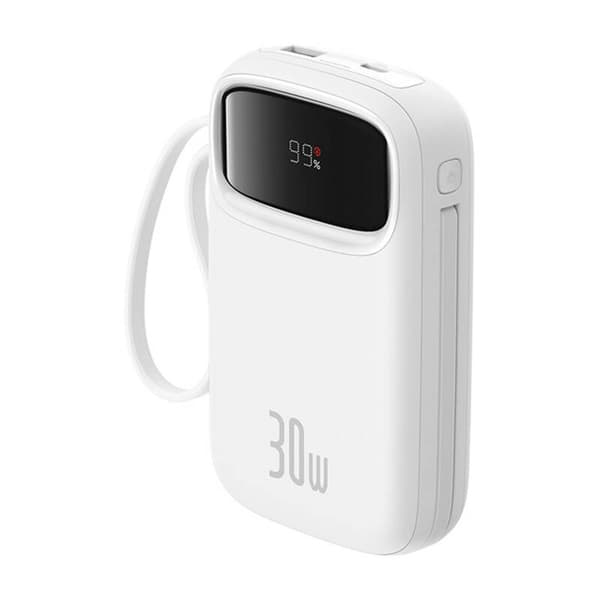 Baseus QPow 2 10000mAh 30W powerbank (hvid)