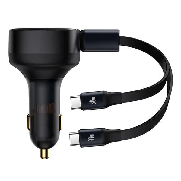 Billader Baseus Nytelse med kabel USB-C, 33W (svart)