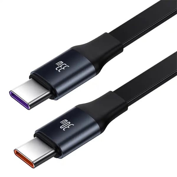 Billader Baseus Nytelse med kabel USB-C, 33W (svart)