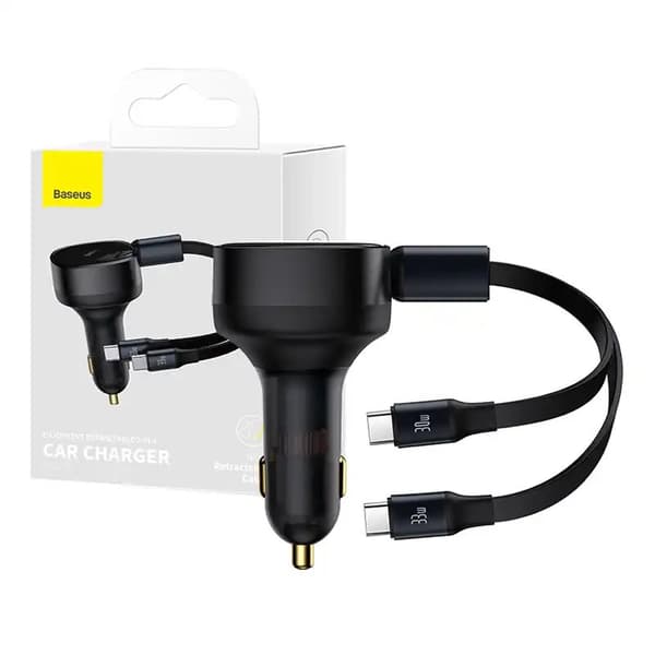 Billader Baseus Nytelse med kabel USB-C, 33W (svart)