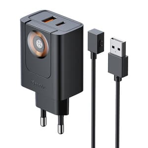 McDodo CH-3700 30W 2-i-1 USB-C+A oplader, sort