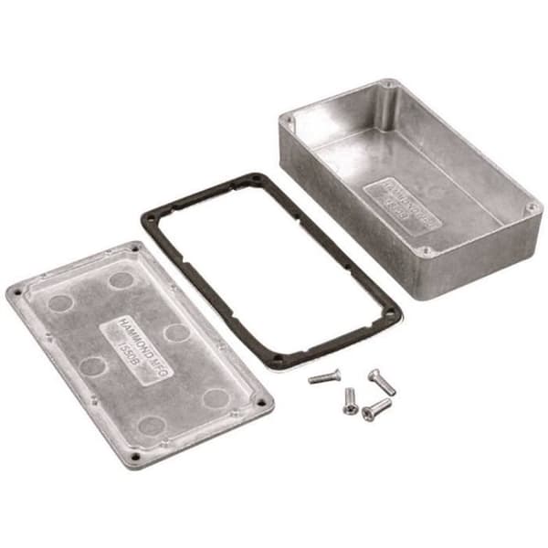Hammond Electronics 1550WMBK universalkapsling svart aluminium 120 x 100 x 35 1 st.