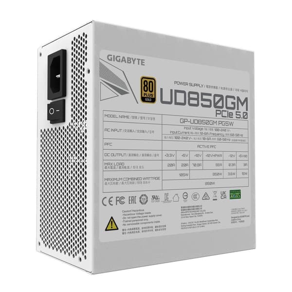 Zasilacz Gigabyte GP-UD850GM PG5W 850W 80+ Guld