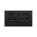 Miniatyrbillede 6 af 7: GIGABYTE UD750GM PG5 strømforsyning 750 W 20+4 pin ATX ATX Sort