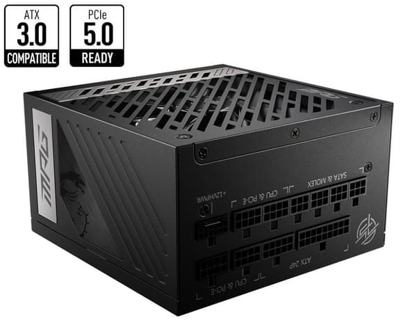 MSI MPG A850G PCIE5 virtalähde 850 W 24-pin ATX ATX musta musta