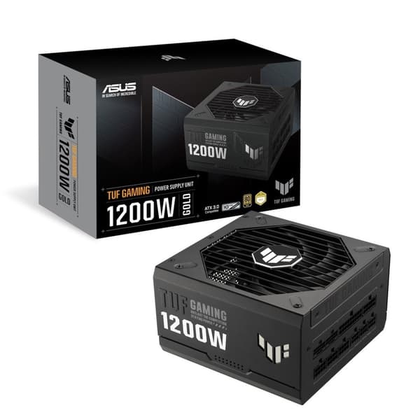 ASUS TUF GAMING 1200W Guld strømforsyningsenhed 20+4 ben ATX ATX Sort