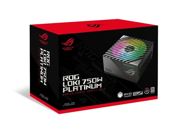 ASUS ROG Loki SFX-L 750W Platinum strømforsyningsenhed 20+4 ben ATX Sort, Sølv