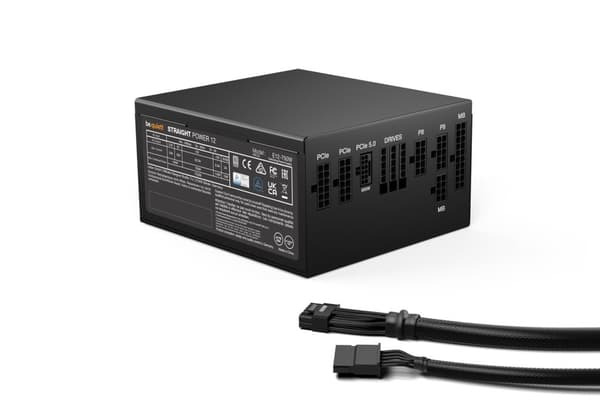 vær stille! Straight Power 12 strømforsyningsenhed 750 W 20+4 pin ATX ATX Sort