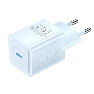 Vægoplader, Vention, FEPL0-EU, USB-C, 20W, GaN (blå)