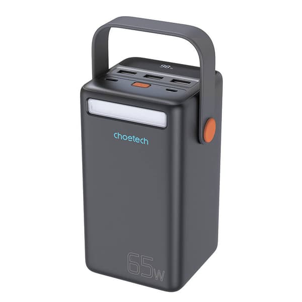 Choetech B664 Mini Power Station, powerbank 50000mAh 65W (sort)