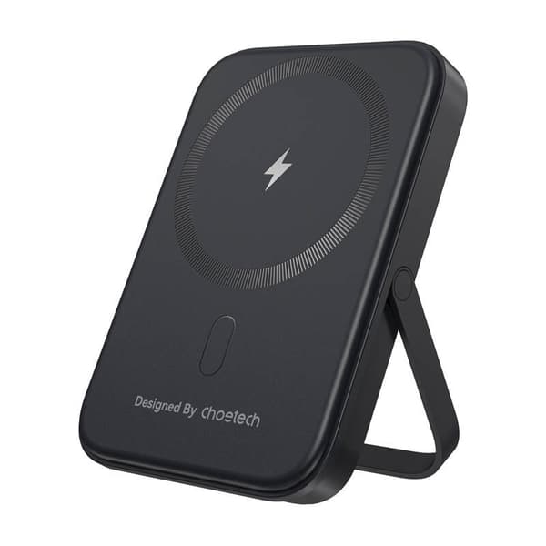 Choetech B742 5000mAh 20W PD magnetisk powerbank med stativ (sort)
