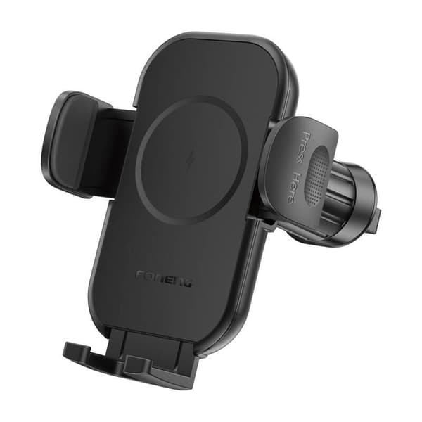 Foneng CP101 bilgrillfeste med 15W trådløs lader (svart)