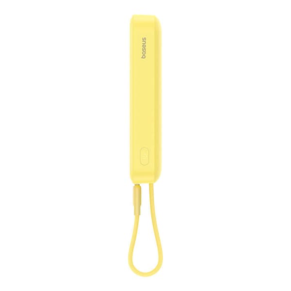 Powerbank Baseus Magnetic Mini 10000mAh, USB-C 20W MagSafe (gul)