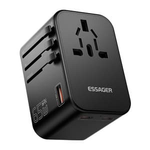 Reisevegglader, Essager, ECT65-LT01-Z, 65W (svart)