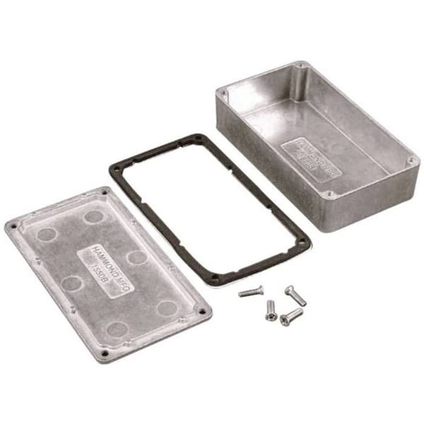 Hammond Electronics 1550WJBK universalkapsling svart aluminium 275 x 175 x 65 1 st.