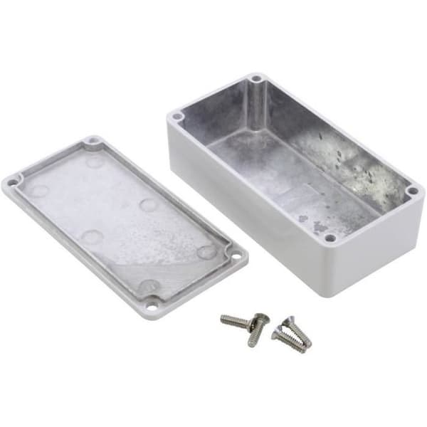 Hammond Electronics 1590G2LG 1590G2LG Universalkapsling 100 x 50 x 31 Pressgjuten aluminium ljusgrå 1 st.