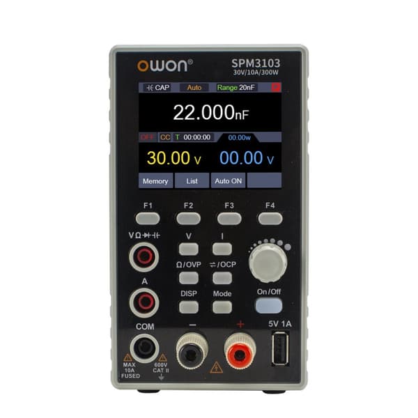 SPM Programmerbar DC-strömförsörjning 300W 60V/10A 2,8" LCD 10mV/1mA Upplösning Digital spänningsregulator SPE3103 110V/220V, SPM6103