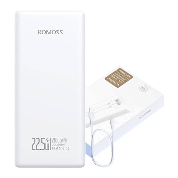 Powerbank Romoss PRC20 20000mAh 22,5W (hvit)