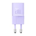 Miniatyrbilde 2 av 8: Mini vegglader Baseus GaN5 20W (lilla)