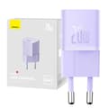 Miniatyrbilde 1 av 8: Mini vegglader Baseus GaN5 20W (lilla)