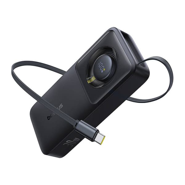 Powerbank Baseus OS Free2Pull 10000mAh 30W +kabel (sort)