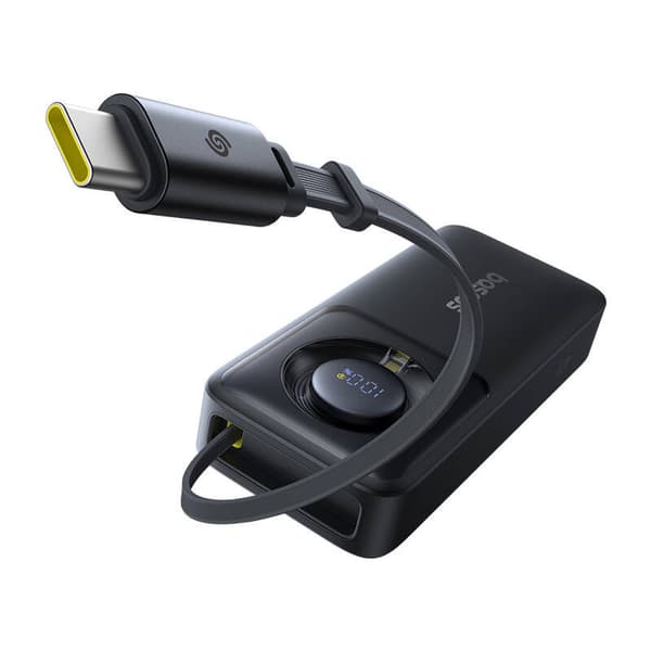Powerbank Baseus OS Free2Pull 10000mAh 30W +kabel (sort)