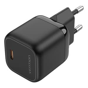 Vention FAKB0-EU USB-C GaN 30W strömladdare (svart)