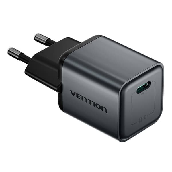 GaN Vention USB-C 20W-lader (grå)