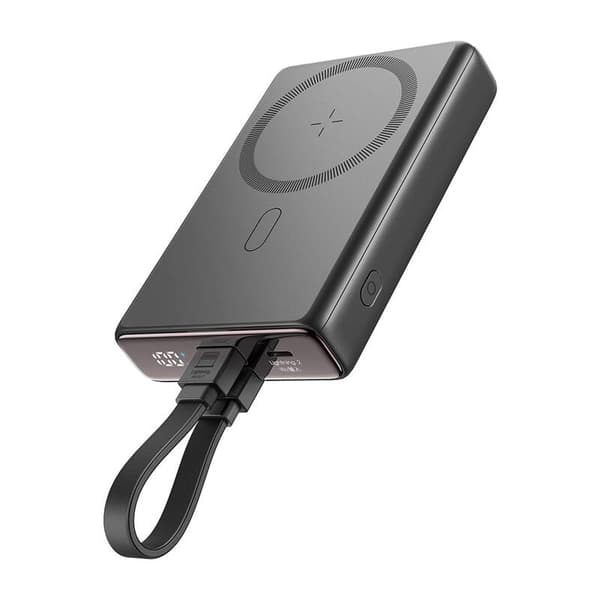 Joyroom magnetisk powerbank med stativ JR-PBM01, 20W, 10000mA (sort)