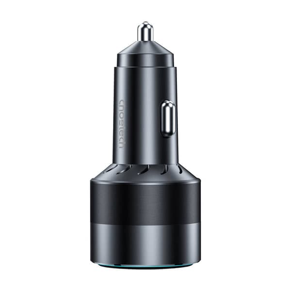 Choetech 63W Dual USB-C 45w+ USB-A 18w rask billader (svart)
