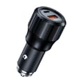 Miniatyrbilde 2 av 4: Choetech 63W Dual USB-C 45w+ USB-A 18w rask billader (svart)