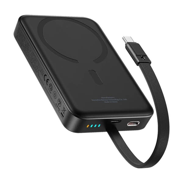Baseus Mini 10000mAh 30W Magnetic Powerbank (sort) Bayern Edition