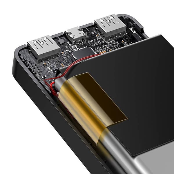 Powerbank Baseus Bipow 10000mAh, 15W (sort)