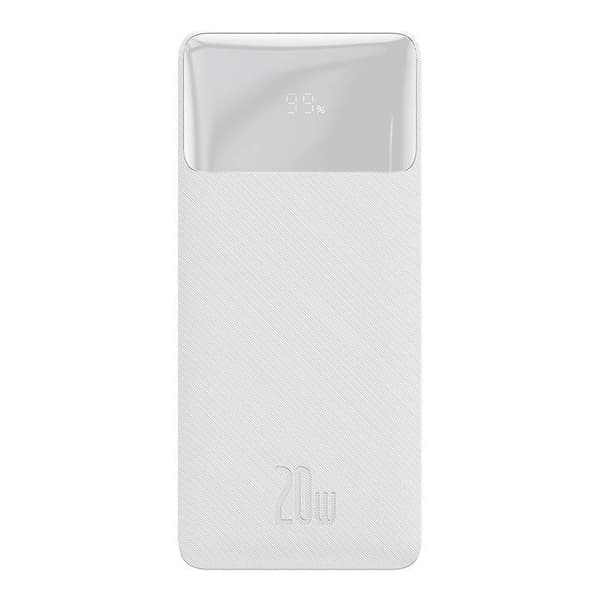 Powerbank Baseus Bipow 10000mAh, 20W (hvit)